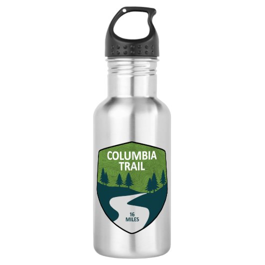 Columbia Trail New Jersey Edelstahlflasche (Vorderseite)