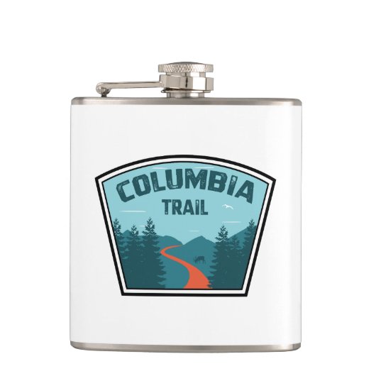 Columbia Trail New Jersey Flachmann (Vorderseite)