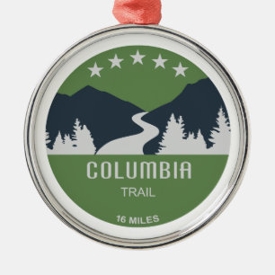 Columbia Trail New Jersey Ornament Aus Metall