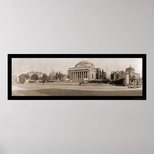 Columbia University NY Foto 1909 Poster (Vorne)