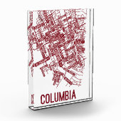 COLUMBIA Urban Blueprint Art Print Fotoblock (Links)
