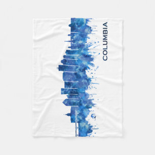 Columbia USA Skyline Blue Fleecedecke