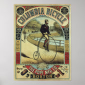 Columbia Vintag Penny Farthing Bicycle Poster (Vorne)