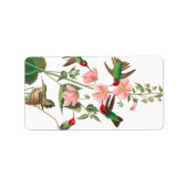 Columbian Humming von John James Audubon Adressaufkleber (Vorne)