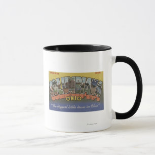 Columbiana, Ohio - Großbuchstaben - Szenen Tasse