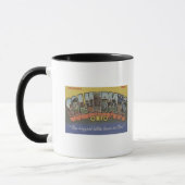 Columbiana, Ohio - Großbuchstaben - Szenen Tasse (Links)