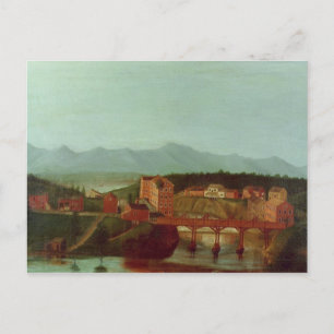 Columbiaville und Stockport Creek bei New Postkarte