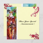 COLUMBINE, 16 . Geburtstag Masquerade Party Einladung (Vorne/Hinten)