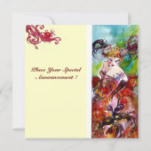 COLUMBINE, 16 . Geburtstag Masquerade Party Einladung (Rückseite)