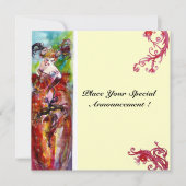 COLUMBINE, 16 . Geburtstag Masquerade Party Einladung (Vorderseite)