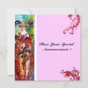 COLUMBINE, 16 . Geburtstag Masquerade Party Einladung