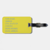 Columbine 2 gepäckanhänger (Rückseite horizontal)