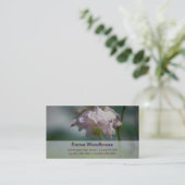 Columbine | Akelei Visitenkarte (Stehend Vorderseite)