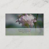 Columbine | Akelei Visitenkarte (Rückseite)