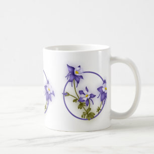 Columbine-Blumen Kaffeetasse
