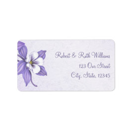 Columbine Bouquet 1 Address Labels Adressaufkleber