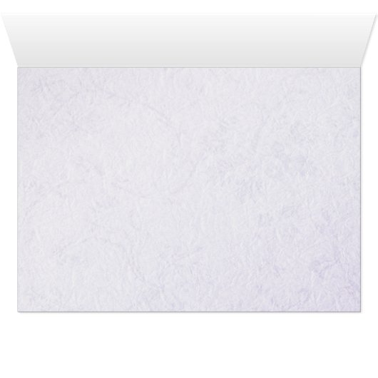 Columbine Bouquet Tischnummer Card (Innenansicht Horizontal (Unten))