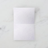 Columbine Bouquet Vielen Dank Dankeskarte (Innenseite)