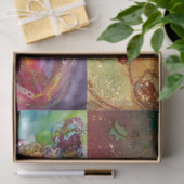 COLUMBINE / Dame mit Maskenmaske Seidenpapier (Geschenk)