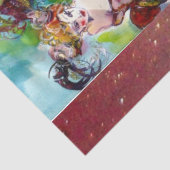 COLUMBINE / Dame mit Maskenmaske Seidenpapier (Detail)