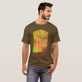 Columbine Flower Abstract Personalized T-Shirt (Vorne ganz)