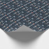 Columbine & Harlequin, Elegant Nutcracker Classic Geschenkpapier (Ecke)