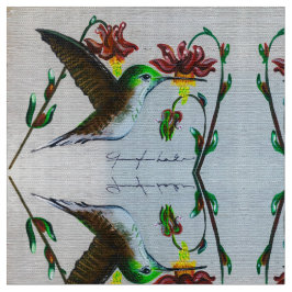 Columbine Hummingbird Stoff