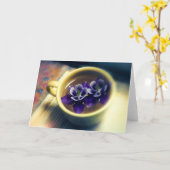 Columbine Karte (Gelbe Blume)