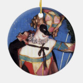 Columbine-Kreis-Verzierung Keramikornament (Hinten)