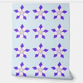 Columbine Pale Blue Tapete