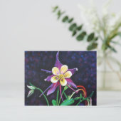 Columbine Postkarte (Stehend Vorderseite)