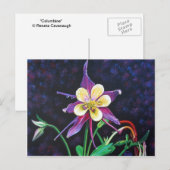 Columbine Postkarte (Vorne/Hinten)
