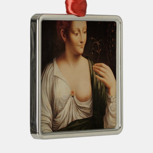 Columbine Silbernes Ornament (Rechts)