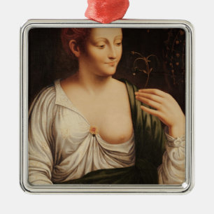 Columbine Silbernes Ornament