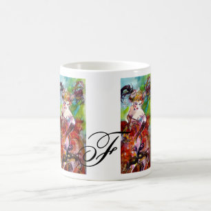 COLUMBINE / Venezianische Masquerall-Monogramm Kaffeetasse