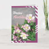 Columbines greeting card karte (Vorderseite)