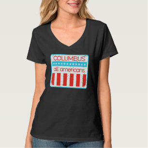 Columbus All Americans Retro 4. Juli 1 T-Shirt