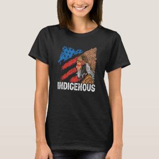 Columbus American Regalia Indigene Flagge T-Shirt