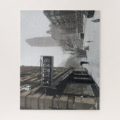 Columbus Avenue Liquor Store NYC Snowstorm Winter Puzzle (Vertikal)