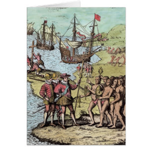 Columbus bei Hispaniola