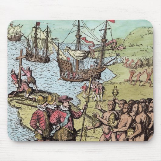 Columbus bei Hispaniola Mousepad (Vorne)