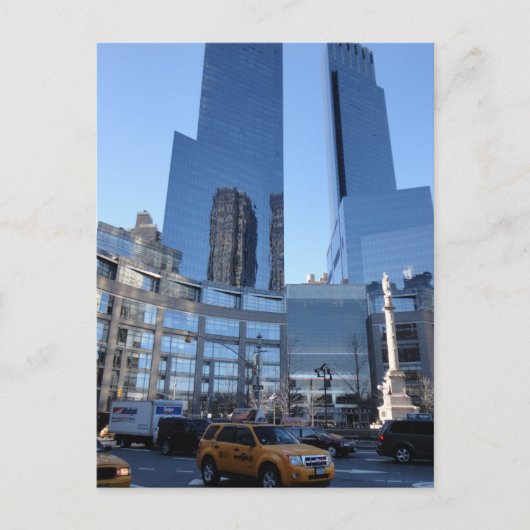 Columbus Circle Architecture New York City NYC Postkarte (Vorderseite)