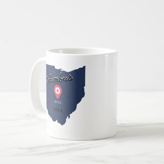 Columbus coffee mug  kaffeetasse (Vorderseite Links)