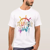 Columbus Day Basic White T - Shirt (Vorderseite)