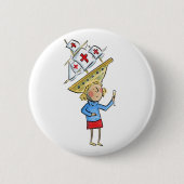 Columbus Day Button (Vorderseite)