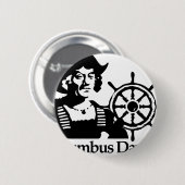 Columbus Day Button (Vorne & Hinten)