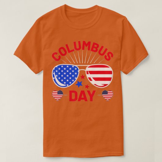 Columbus Day Christopher Columbus T-Shirt (Design vorne)