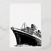 COLUMBUS DAY FOLIENEINLADUNG (Rückseite)