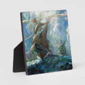 Columbus Day Fotoplatte (Vorderseite)