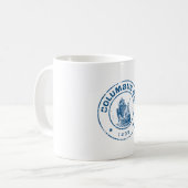 Columbus Day Kaffeetasse (Vorderseite Links)